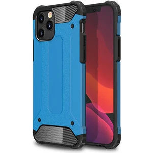 Techno Guru Apple iPhone 12 Pro Max Tam Koruma Sağlayan Çift Katmanlı Crash Premium Sert Silikon Kılıf