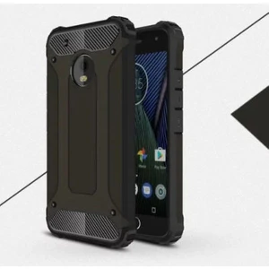 Lenovo Moto E4 Tam Koruma Sağlayan Çift Katmanlı Crash Premium Sert Silikon Kılıf