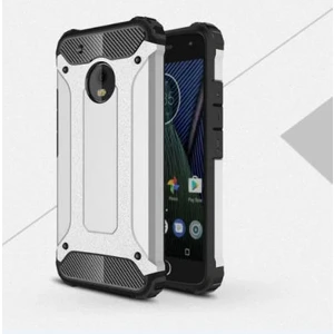Lenovo Moto E4 Tam Koruma Sağlayan Çift Katmanlı Crash Premium Sert Silikon Kılıf