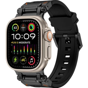 Apple Watch Uyumlu Ultra 2 Se Uyumlu 42 44 45 49MM Kordon Zırhlı Armor Kordon Kayış