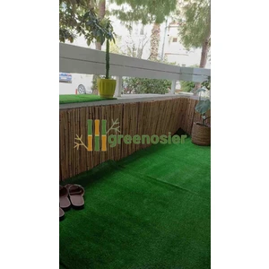 80CM.X2,5M. Bambu Hasır Kamış Balkon Çiti Bahçe Çiti