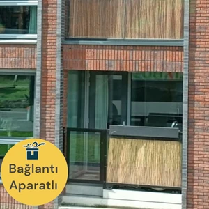 90CM.X2M. Bambu Hasır Balkon Çiti Bahçe Çiti Bahçe Dekorasyon