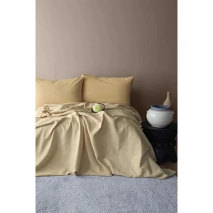 Issimo Home Summerpunch Bej  Pamuk Çift Kişilik Pike Takımı