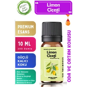 Aroma Terapi TR Limon Çiçeği Saf Esansiyel Yağ - Oda ve Ortam Kokusu - Aromatik Uçucu Yağ 10ML