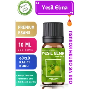 Aroma Terapi TR Yeşil Elma Saf Esansiyel Yağ  Oda ve Ortam Kokusu  Aromatik Uçucu Yağ 10 ml