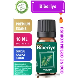 Aroma Terapi TR Biberiye Saf Esansiyel Yağ - Oda ve Ortam Kokusu - Aromatik Uçucu Yağ 10ML