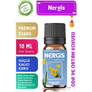 Aroma Terapi TR Nergis Saf Esansiyel Yağ  Oda ve Ortam Kokusu  Aromatik Uçucu Yağ 10 ml