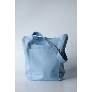 Velvq 2 (Iki) Cepli Kanvas Gabardin Omuz Çantası Bez Çanta Plaj ve Gündelik Kullanım .the Tote Bag
