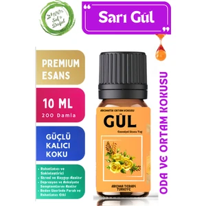 Aroma Terapi TR Gül Saf Esansiyel Yağ  Oda ve Ortam Kokusu  Aromatik Uçucu Yağ 10 ml