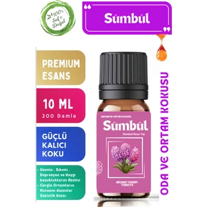 Aroma Terapi TR Sümbül Saf Esansiyel Yağ - Oda ve Ortam Kokusu - Aromatik Uçucu Yağ 10ML