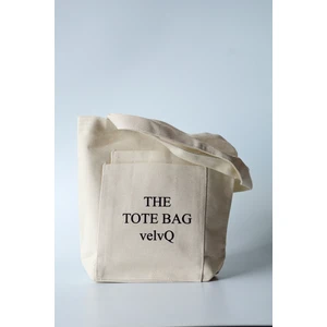 Velvq 2 (Iki) Cepli Kanvas Gabardin Omuz Çantası Bez Çanta Plaj ve Gündelik Kullanım .the Tote Bag