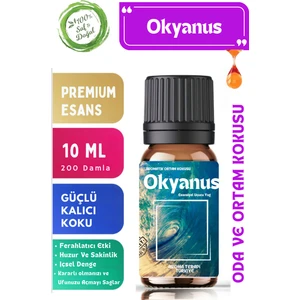 Aroma Terapi TR Okyanus Saf Esansiyel Yağ - Oda ve Ortam Kokusu - Aromatik Uçucu Yağ 10ML