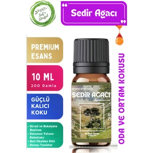Aroma Terapi TR Sedir Ağacı Saf Esansiyel Yağ  Oda ve Ortam Kokusu  Aromatik Uçucu Yağ 10 ml
