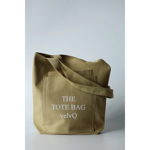 Velvq 2 (Iki) Cepli Kanvas Gabardin Omuz Çantası Bez Çanta Plaj ve Gündelik Kullanım .the Tote Bag
