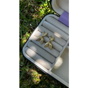 Queen Accessory Çelik Yüzgeç Detay Küpe
