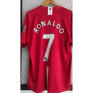 Cheecky Chic Manchester United 2008 Sezonu Cristiano Ronaldo Kısa Kol Nostalji Forması Zyn
