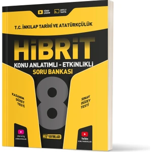Hız Yayınları 8. Sınıf Hibrit T.C. İnkılap Tarihi ve Atatürkçülük Soru Bankası