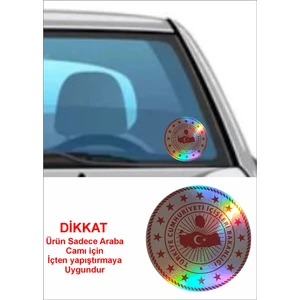 Sticker Usta Iç Işleri Bakanlığı Hologram Logo Araba Oto Motosiklet Sticker
