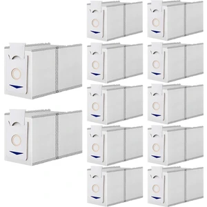 Ecovacs T30 T30 Pro T30 Max Elektrikli Süpürge Için 12 Paket Toz Torbası, Büyük Kapasiteli, Yedek Aksesuarlar (Yurt Dışından)