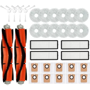 Xiaomi Robot Vakum X10 + X10 Artı B101GL Yedek Parça Aksesuarları Ana Yan Fırça Hepa Filtre Toz Torbası Paspas Bez (Yurt Dışından)