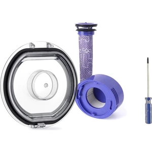 V8 V7 Toz Haznesi Kapağı Değiştirme Dyson Elektrikli Süpürge Için Hepa Filtreli Toz Kovası Kapağı Yedek Parçalar (Yurt Dışından)