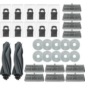 Dreame X40 Ultra, X40 Pro, S30 Pro Ultra Yedek Parça Aksesuarları Ana Fırça Hepa Filtre Paspas Bezi Toz Torbası (Yurt Dışından)