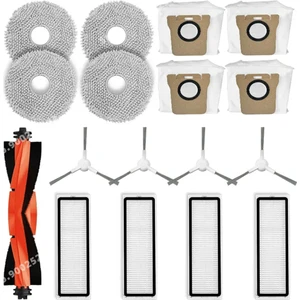 Xiaomi Robot Vakum X20 + / X20 Artı Yedek Parçalar Ana Yan Fırça Hepa Filtre Paspas Bezi Toz Torbaları Aksesuarları (Yurt Dışından)