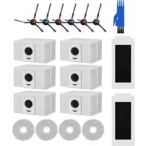 Ecovacs Deebot T30 / T30 Max / T30 Pro Fırça Paspas Bezi Hepa Filtre Toz Torbası Yedek Yedek Parçalar Için Aksesuarlar (Yurt Dışından)