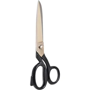 8 No Siyah Saplı Nikel Kaplama Somunlu Terzi Makası