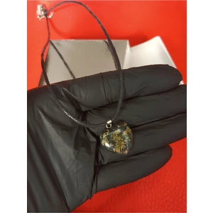 Mos Tesbih Kan Taşı Doğaltaş Kolye