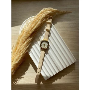 Bs Stıll Vintage Kadın Kol Saati Retro Quartz Deri Kordon 1 Adet
