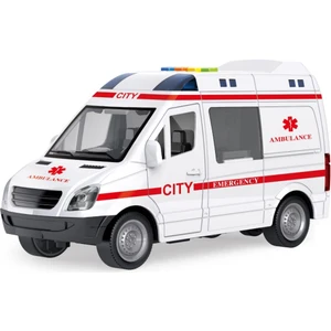 1:16 Sürtmeli Sesli Işıklı Ambulans