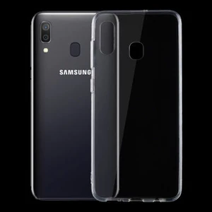 Samsung Galaxy A20 Kılıf Şeffaf Onyx Tpu Süper Silikon Kapak