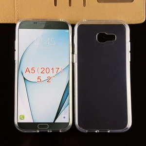 Techno Guru Samsung Galaxy A5 2017 Esnek ve Şeffaf Sheer Premium Tpu Silikon Kılıf