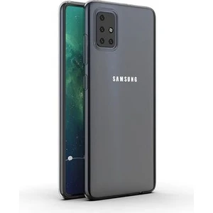 Techno Guru Samsung Galaxy A71 Esnek ve Şeffaf Sheer Premium Tpu Silikon Kılıf