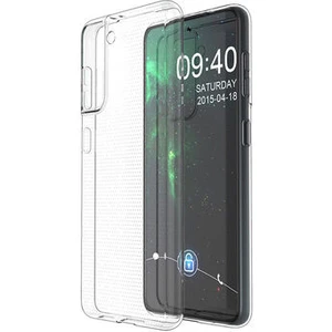 Techno Guru Samsung Galaxy S21 Fe Esnek ve Şeffaf Sheer Premium Tpu Silikon Kılıf