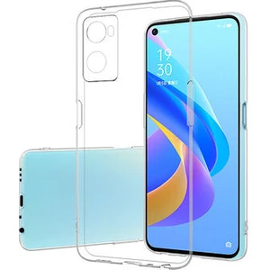 Techno Guru Oppo A76 Esnek ve Şeffaf Sheer Premium Tpu Silikon Kılıf