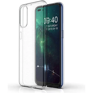 Techno Guru Oppo Reno 4 Esnek ve Şeffaf Sheer Premium Tpu Silikon Kılıf