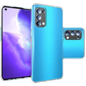 Oppo Reno 5 5G Kılıf Esnek ve Şeffaf Nuda Premium TPU Silicone Cover