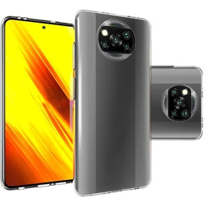 Techno Guru Poco X3 Pro Esnek ve Şeffaf Sheer Premium Tpu Silikon Kılıf