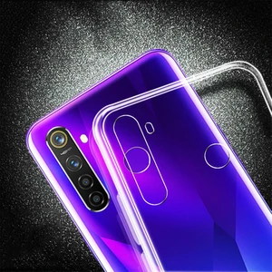 Techno Guru Realme 5 Pro Esnek ve Şeffaf Sheer Premium Tpu Silikon Kılıf