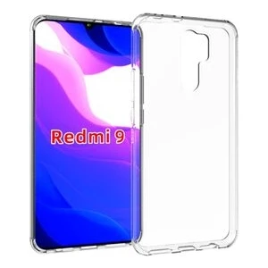Techno Guru Redmi 9 Esnek ve Şeffaf Sheer Premium Tpu Silikon Kılıf