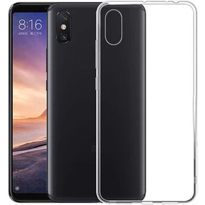 Techno Guru Xiaomi Mi 8 Esnek ve Şeffaf Sheer Premium Tpu Silikon Kılıf