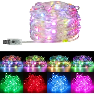 10M Kumandalı Rgb LED Şerit Sese Müziğe Duyarlı Su Geçirmez Telefon Kontrollü BLUETOOTH-AL4397