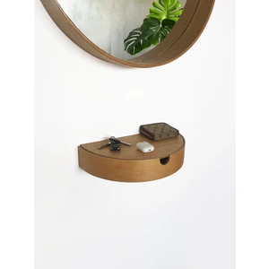 Fagus Wood Ahşap Antre Anahtarlık Kutusu ve Dekoratif Duvar Rafı , Kapaklı Başucu Komodini