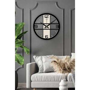 Landiwork Ahşap Modern Duvar Saati, Sessiz Mekanizmalı Duvar Saati, Dekoratif Duvar Saati, Çocuk Odası Duvar Saati, Yeni Ev Hediyesi, 42cm