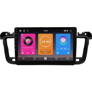 Peugeot 508 (2011-2018) Android 14 Multimedya Carplay 10 Inch 8 GB Ram / 128 GB Hafıza CRV-4431XAA