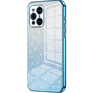 PLZ Shop Oppo Find X3 / Find X3 Pro Için Parıltılı Toz Kılıf (Yurt Dışından)