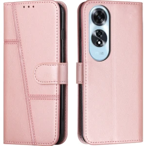 PLZ Shop Oppo A60 4g Için Dikişli Buzağı Kılıfı (Yurt Dışından)