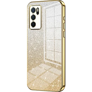 PLZ Shop Oppo A16 / A16S / A54S Için Parıltılı Toz Kılıf (Yurt Dışından)